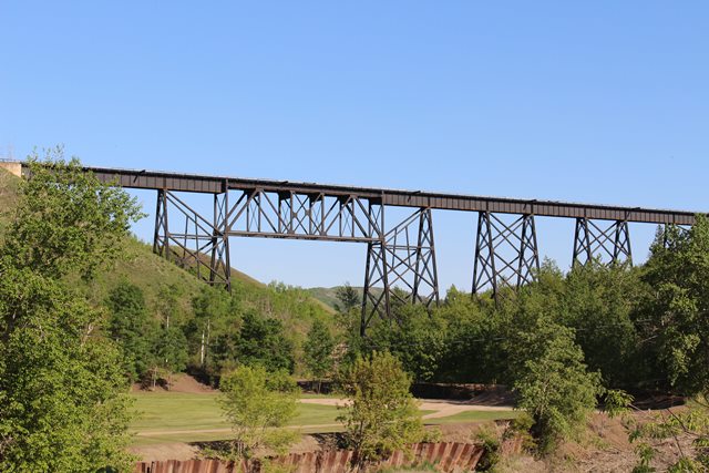 Heart River Railway Bridge