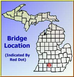 Map showing overview of bridge location.