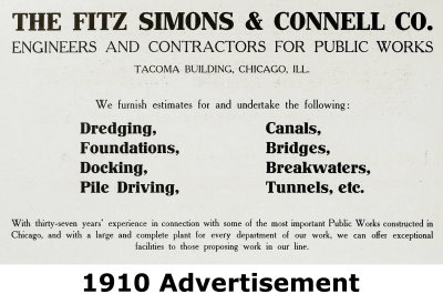 Fitz Simons and Connel Company Advertisement