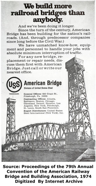United States Steel American Bridge Division Advertisement