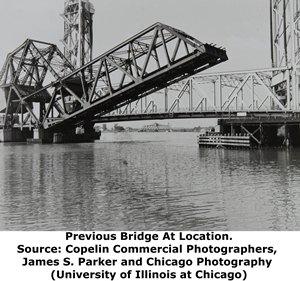Previous Chicago and Western Indiana Railroad Bridge