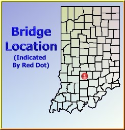 Map showing overview of bridge location.