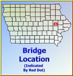 Map showing overview of bridge location.