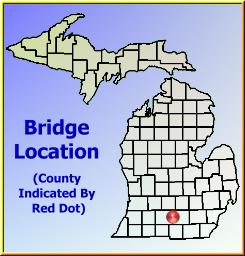 Map showing overview of bridge location.