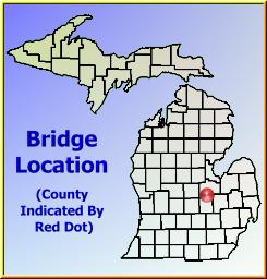 Map showing overview of bridge location.