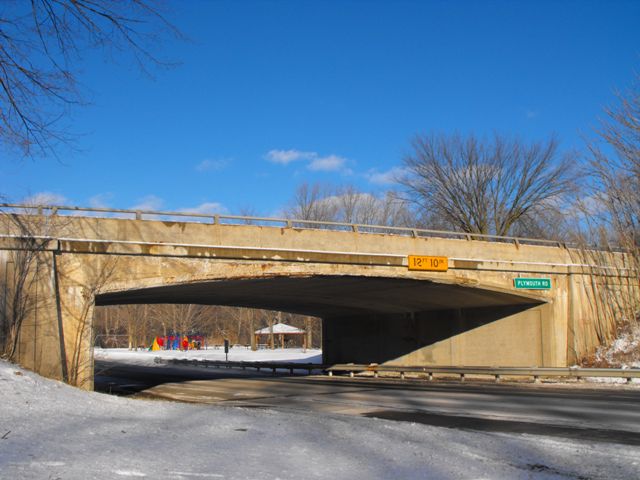 Plymouth Road Hines Drive Bridge