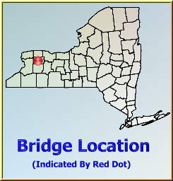 Map showing overview of bridge location.