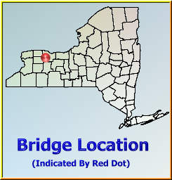 Map showing overview of bridge location.