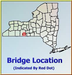 Map showing overview of bridge location.