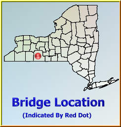 Map showing overview of bridge location.