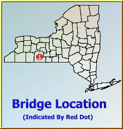 Map showing overview of bridge location.