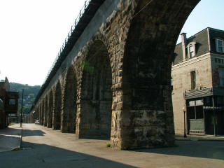 Bellaire Railroad Bridge Approach
