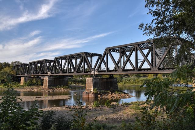 Columbus Scioto River Railroad Bridge North
