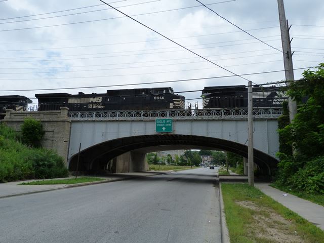 Eddy Road Railroad Overpass