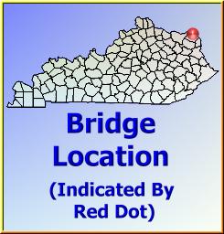 Map showing overview of bridge location.