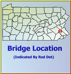 Map showing overview of bridge location.