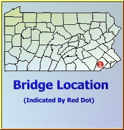 Map showing overview of bridge location.