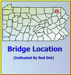 Map showing overview of bridge location.