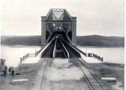 View Showing Newly Completed Bridge