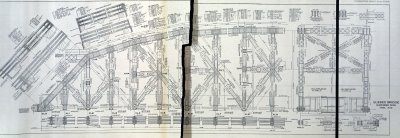 Sheet From The Bridge Plans Showing The Suspended Span.