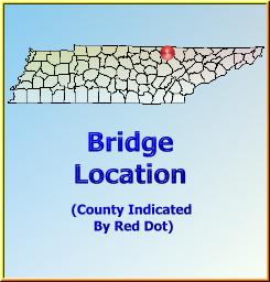 Map showing overview of bridge location.