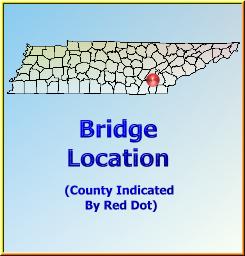 Map showing overview of bridge location.