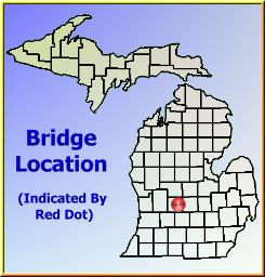Map showing overview of bridge location.