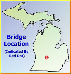 Map showing overview of bridge location.