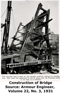 La Salle Street Bridge Construction
