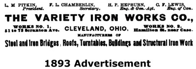 Variety Bridge and Iron Works Plaque