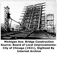 Michigan Avenue Bridge Construction