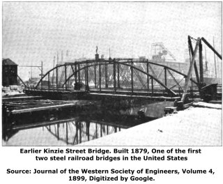 Earlier Kinzie Street Railroad Bridge