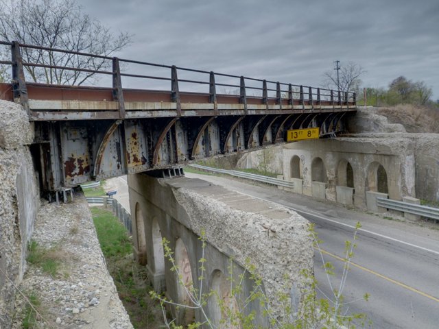 8 Mile Road Railroad Overpass